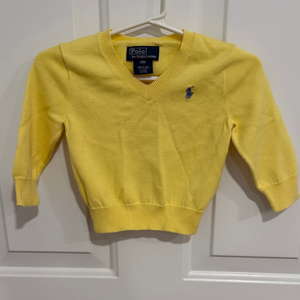 Polo by Ralph Lauren Yellow Kids Sweater